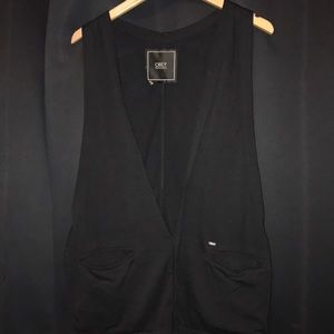 Obey black vest jacket
